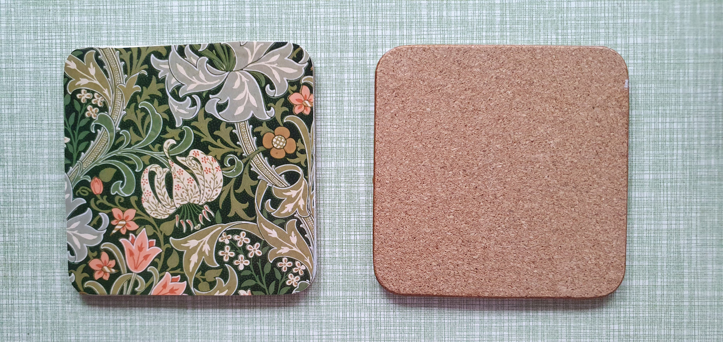 Single Mix And Match Coaster Floral Home Decor Gift