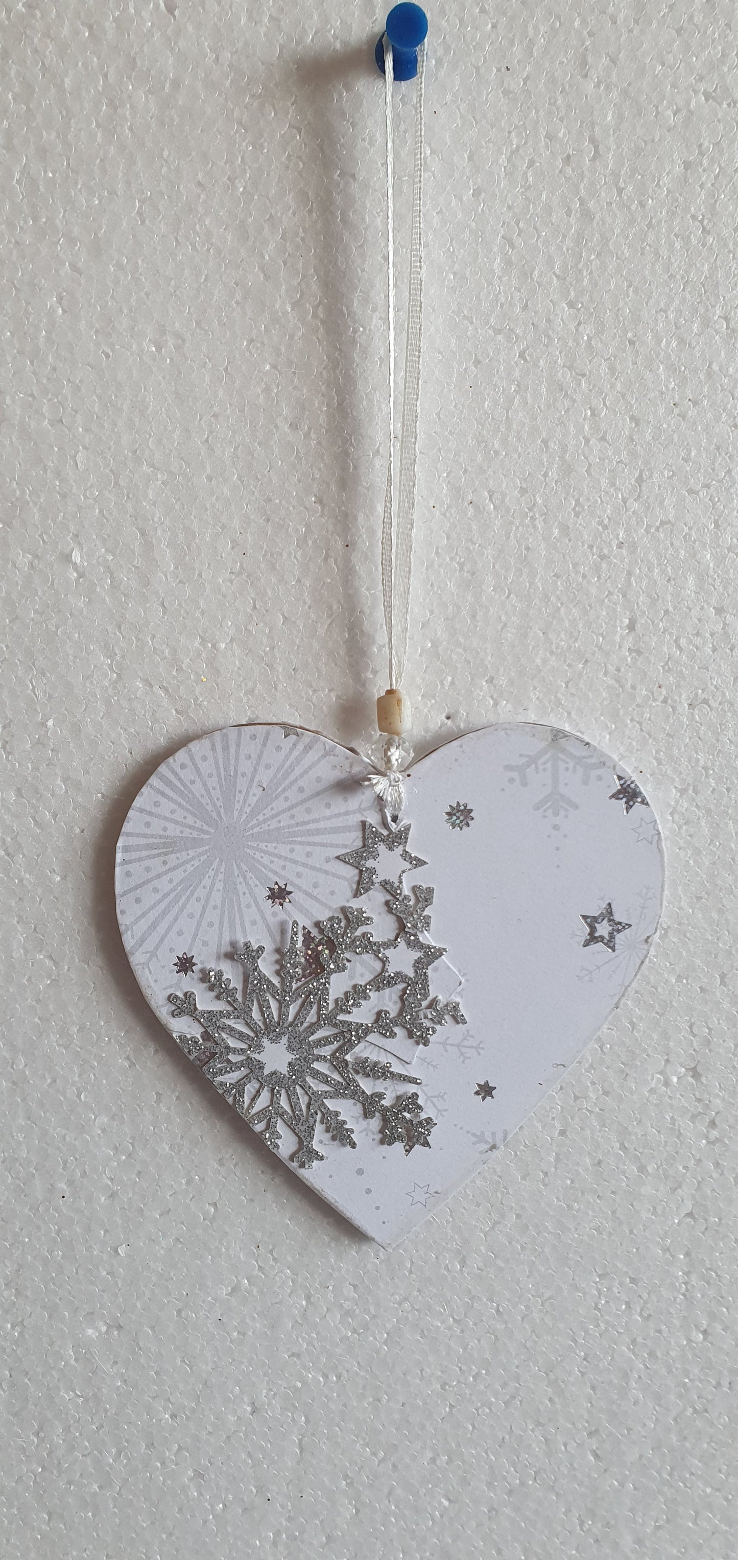 Decoupage Christmas Winter Snowflake Window Hanging Home Decor Gift