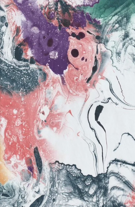 Large Marble Effect Hand Decorated Candle Storage Jar With Lid Home Decor Gift