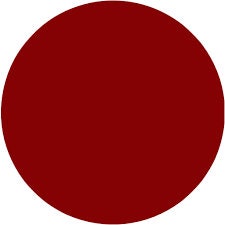 Deep raspberry zip red/burgundy chunky heavy black metal 23.5 inch (59.5cm) double ended Size 5