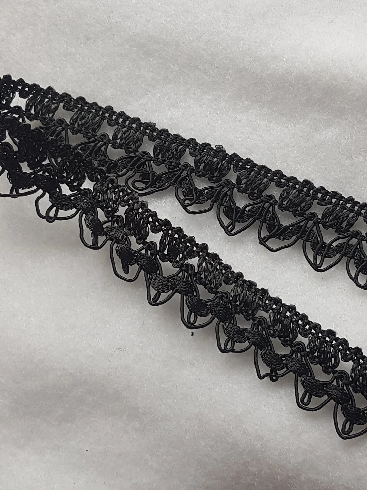 Black Vintage Trim 1.5cm wide