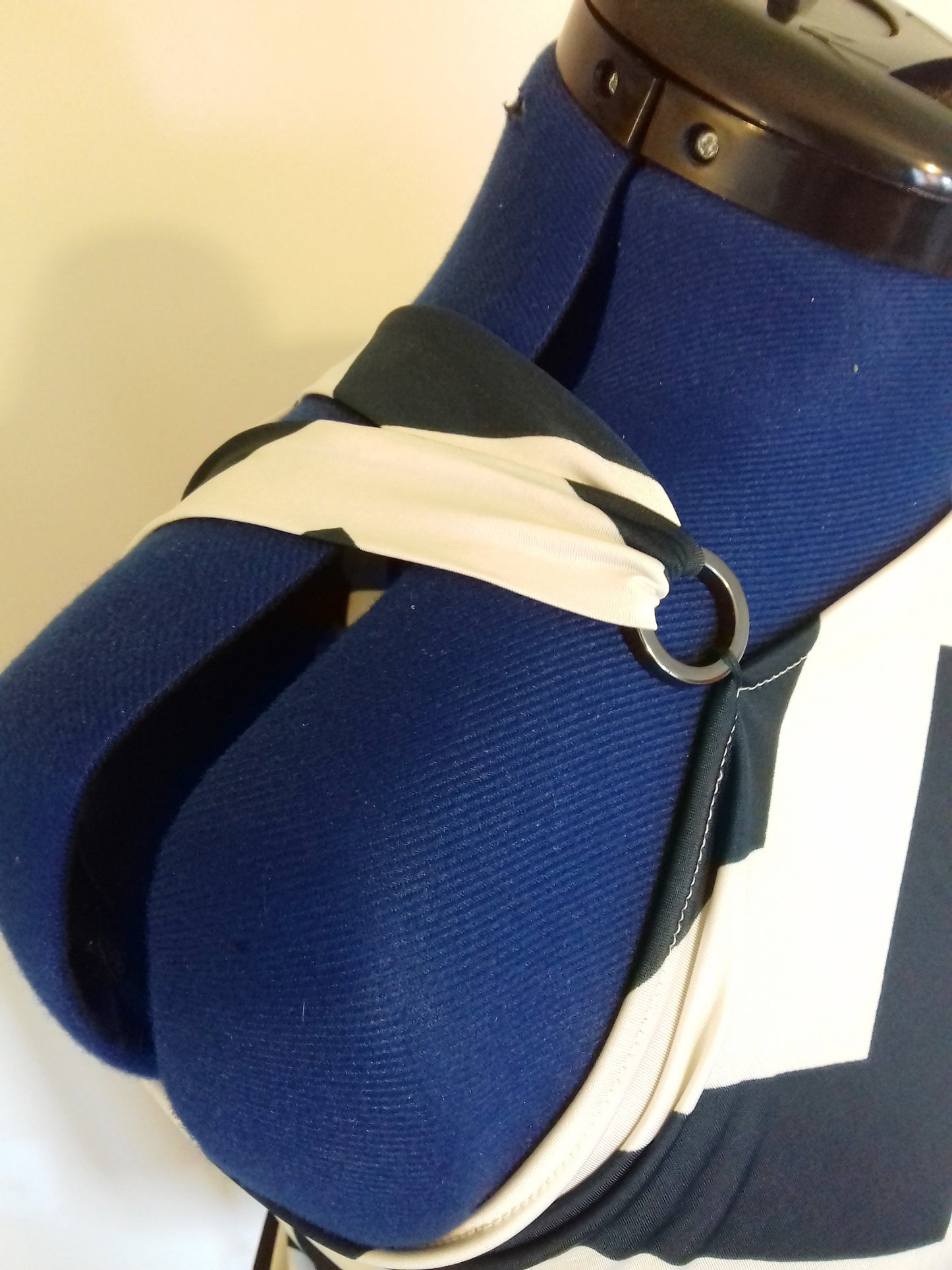 Green White Zig Zag Cold Shoulder Dress