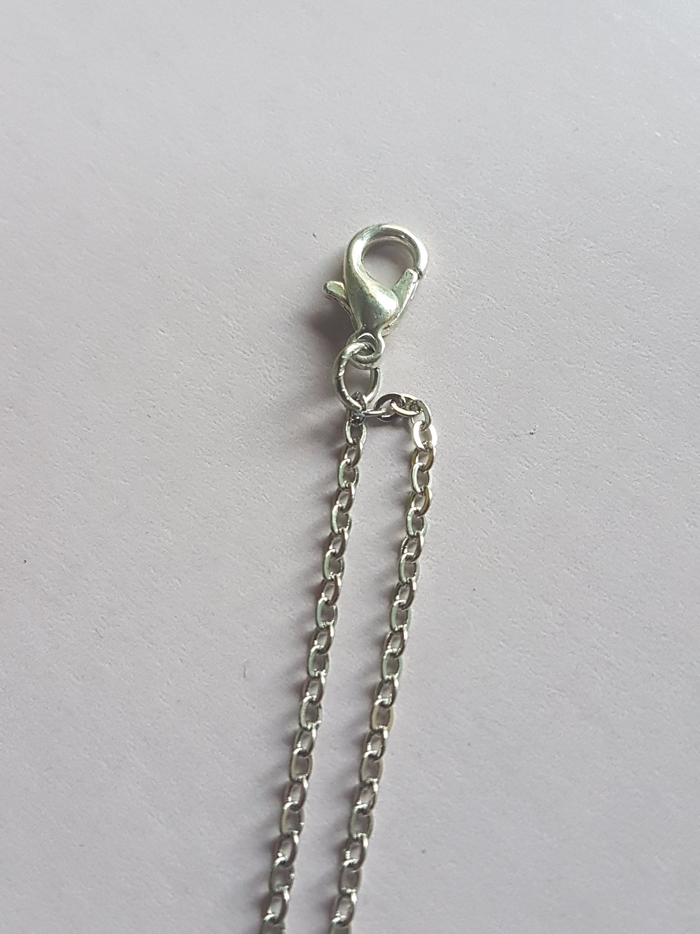 Silver Chain Teddy Bear Bracelet