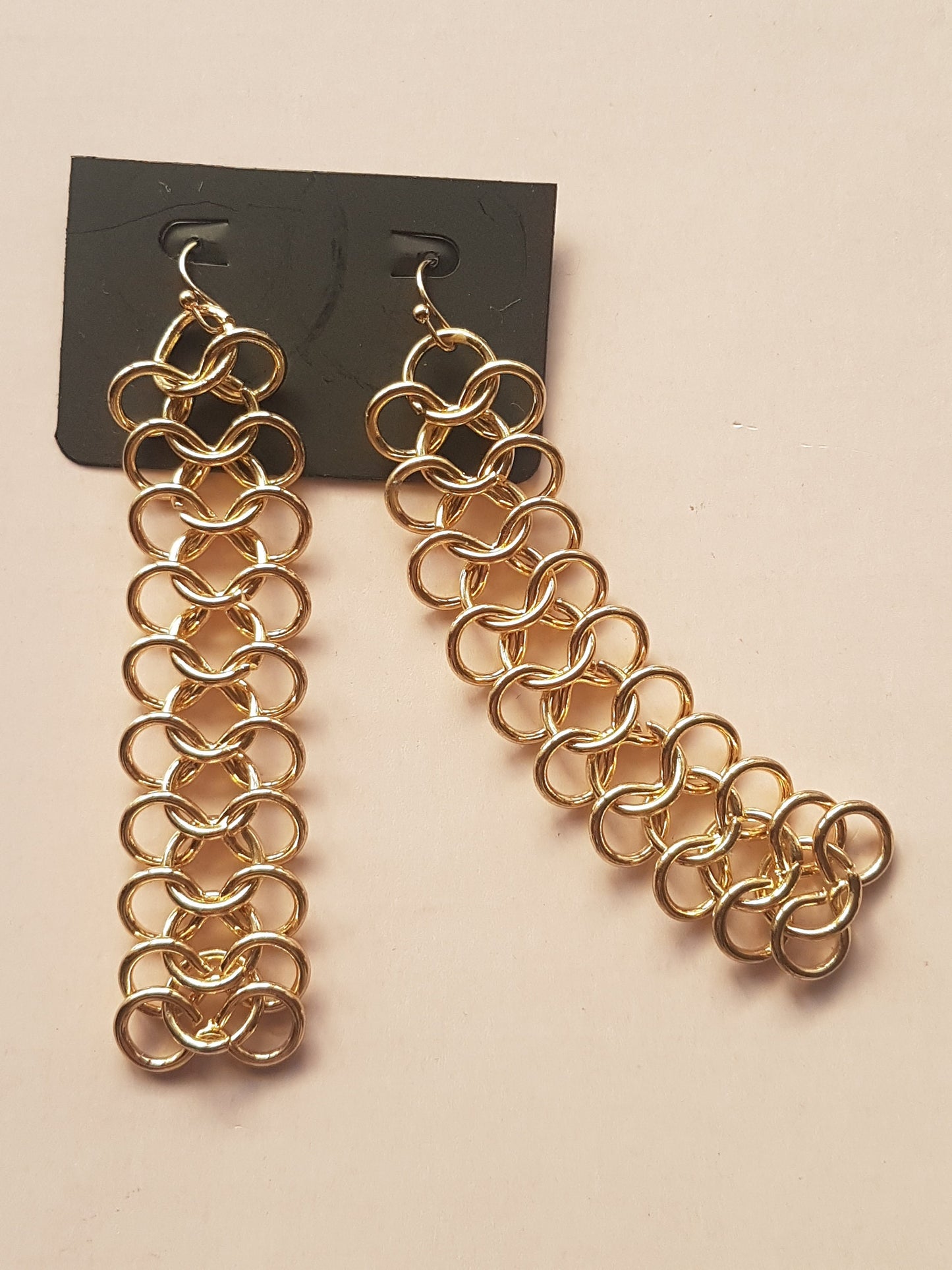 Gold Chain Dangle Earrings