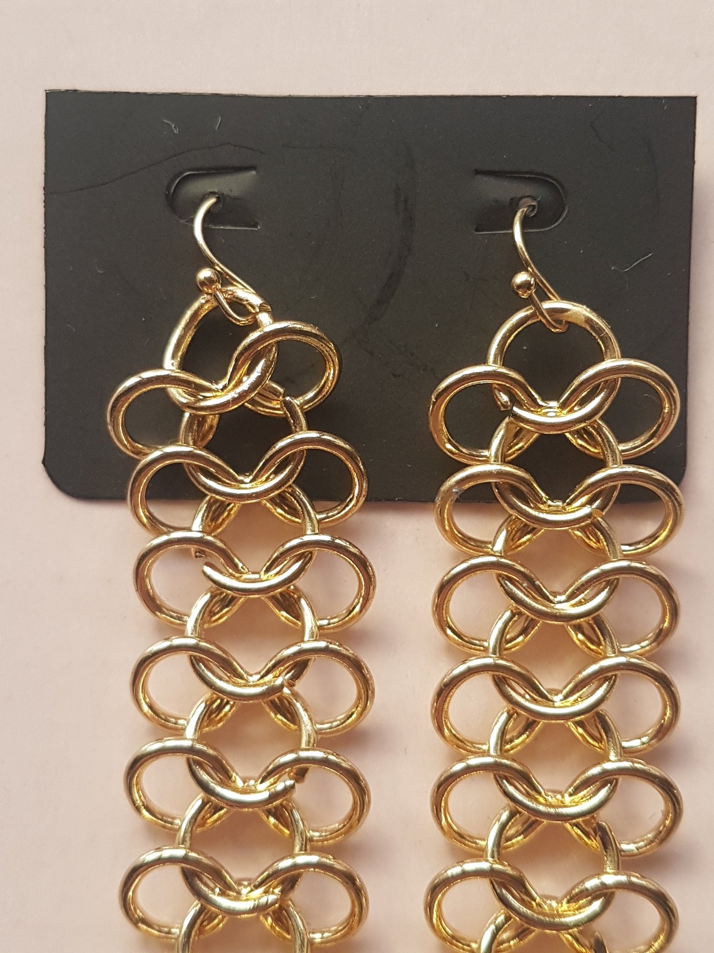 Gold Chain Dangle Earrings
