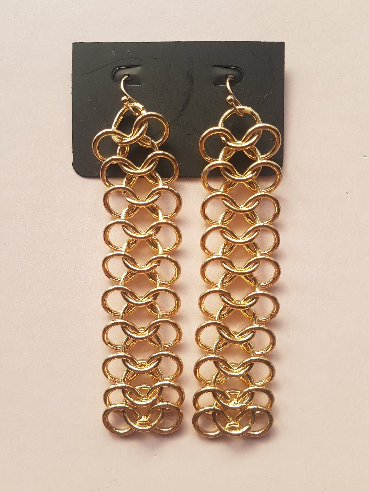 Gold Chain Dangle Earrings