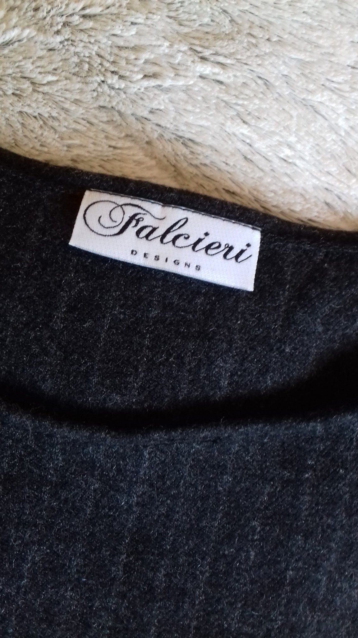 Relaxed Fit T Shirt Dress - Dark Grey Pinstripe UK 16