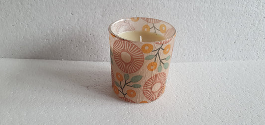Hand Decorated Retro Candle In Jar Home Decor Gift