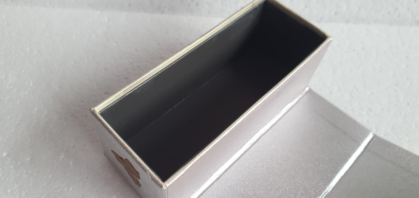 Small Rectangular Trinket Box Pressed Flowers Leaves Rose Gold Hand Decorated Decor Gift