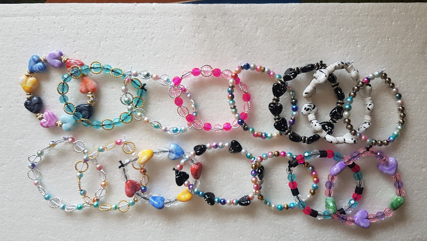 Bead Elastic Multicoloured Bracelet 3