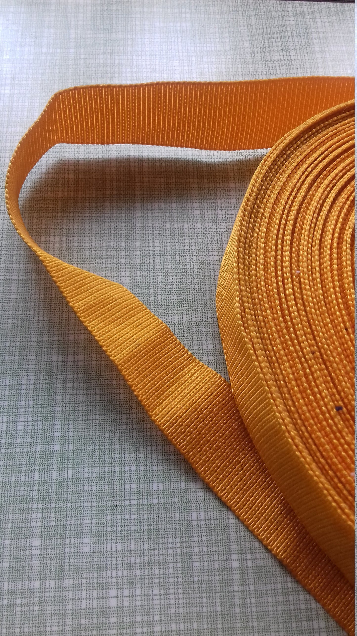 Orange Webbing Vintage 1 Inch Wide