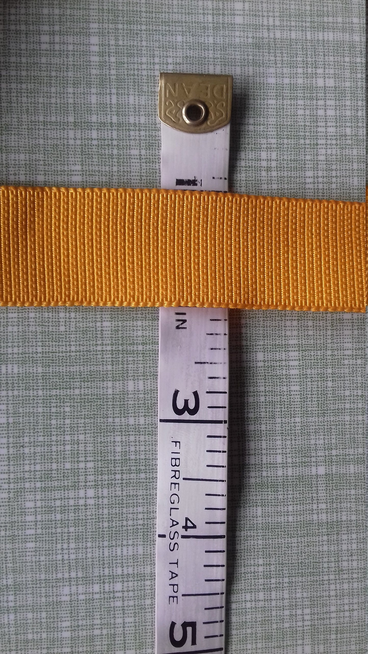 Orange Webbing Vintage 1 Inch Wide