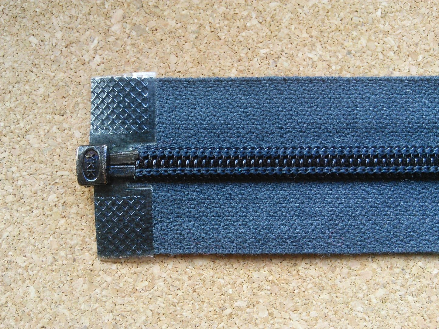 Grey nylon zip 12 inch (30.5cm) YKK open end