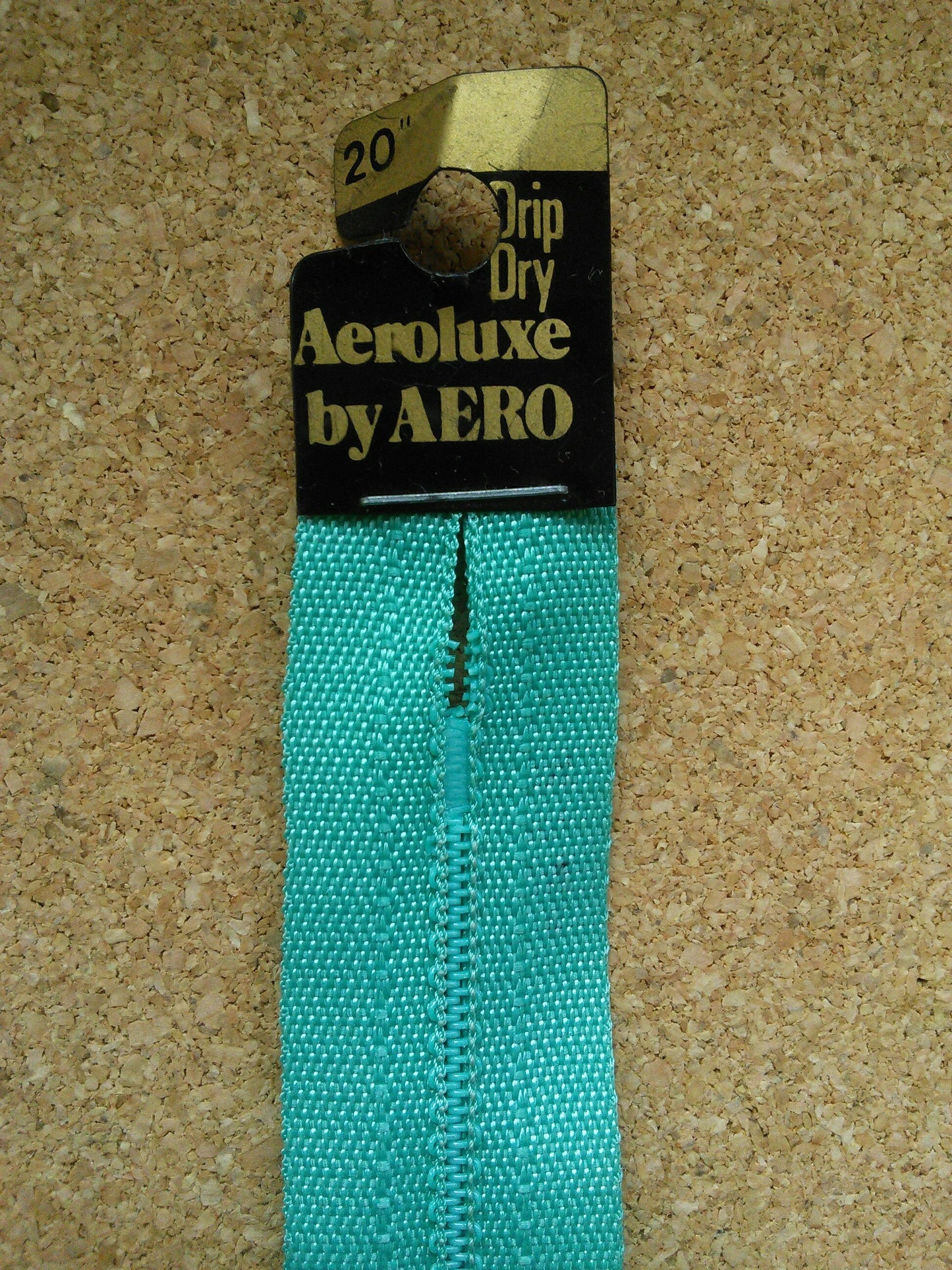 Bright Green New Zip 20 inch (50.75cm) nylon closed end