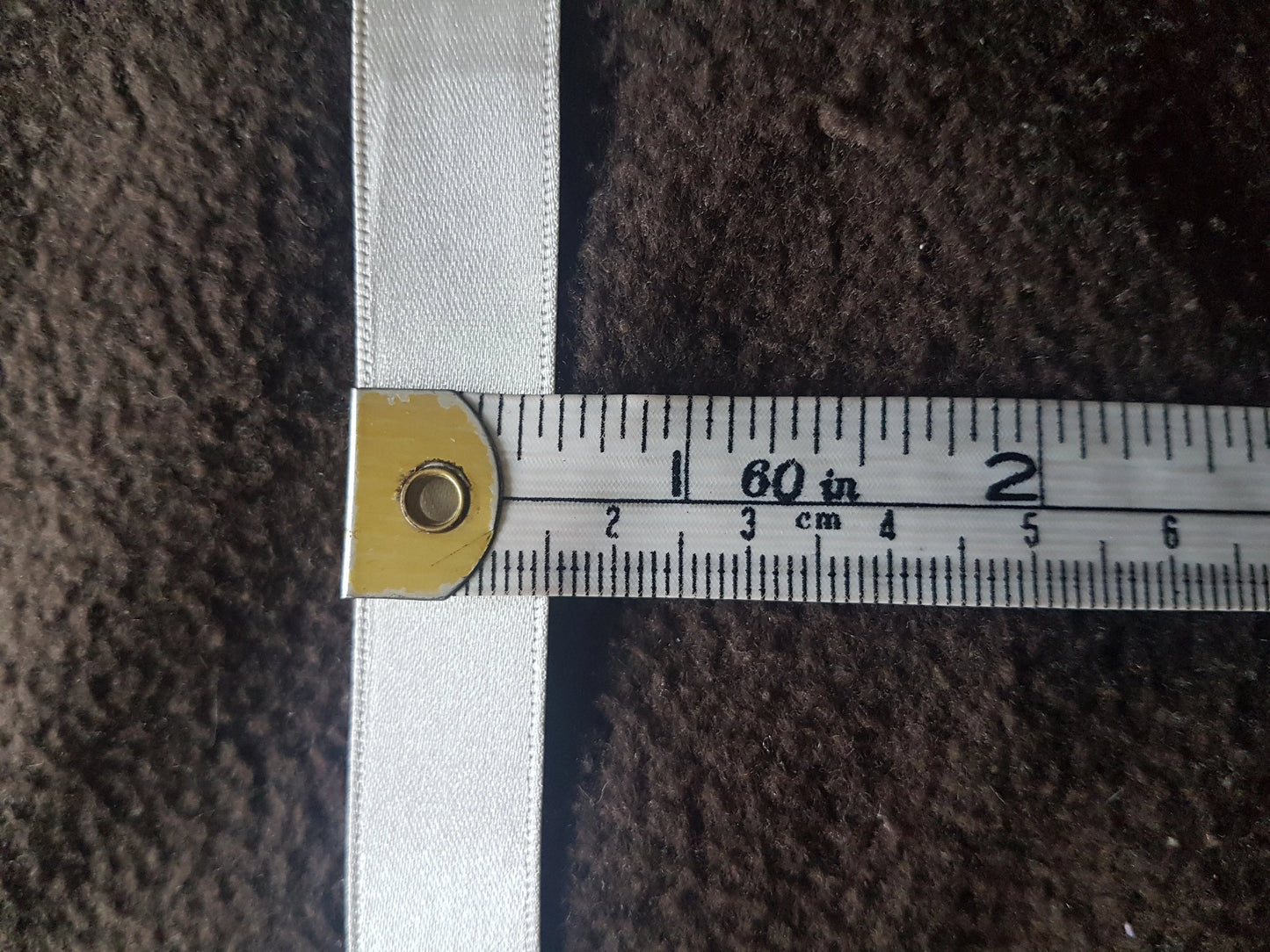 Cream / Ivory Satin Ribbon 1/2 inch wide