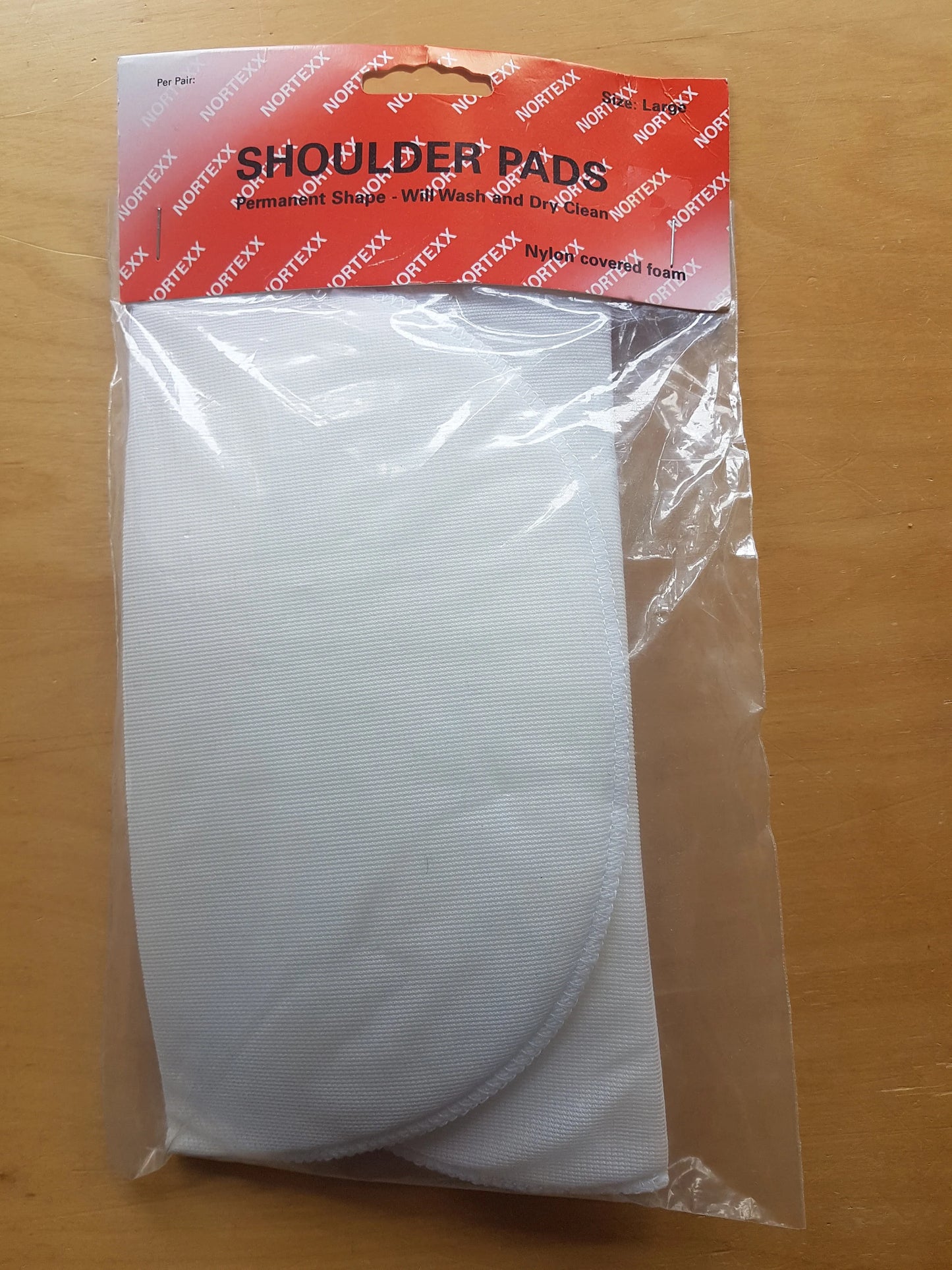 Shoulder Pads For Dress Jacket Sealed in Packaging