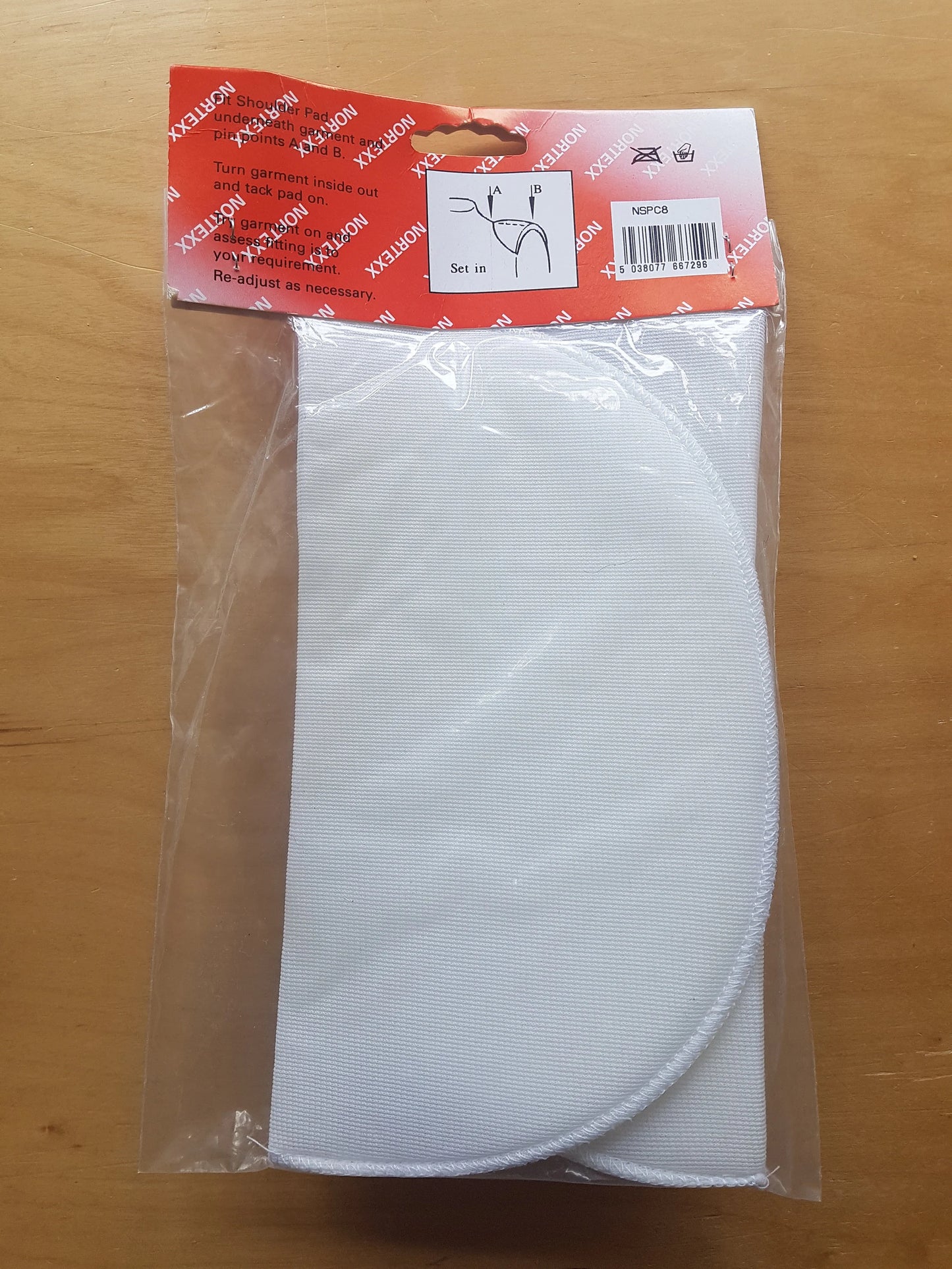 Shoulder Pads For Dress Jacket Sealed in Packaging
