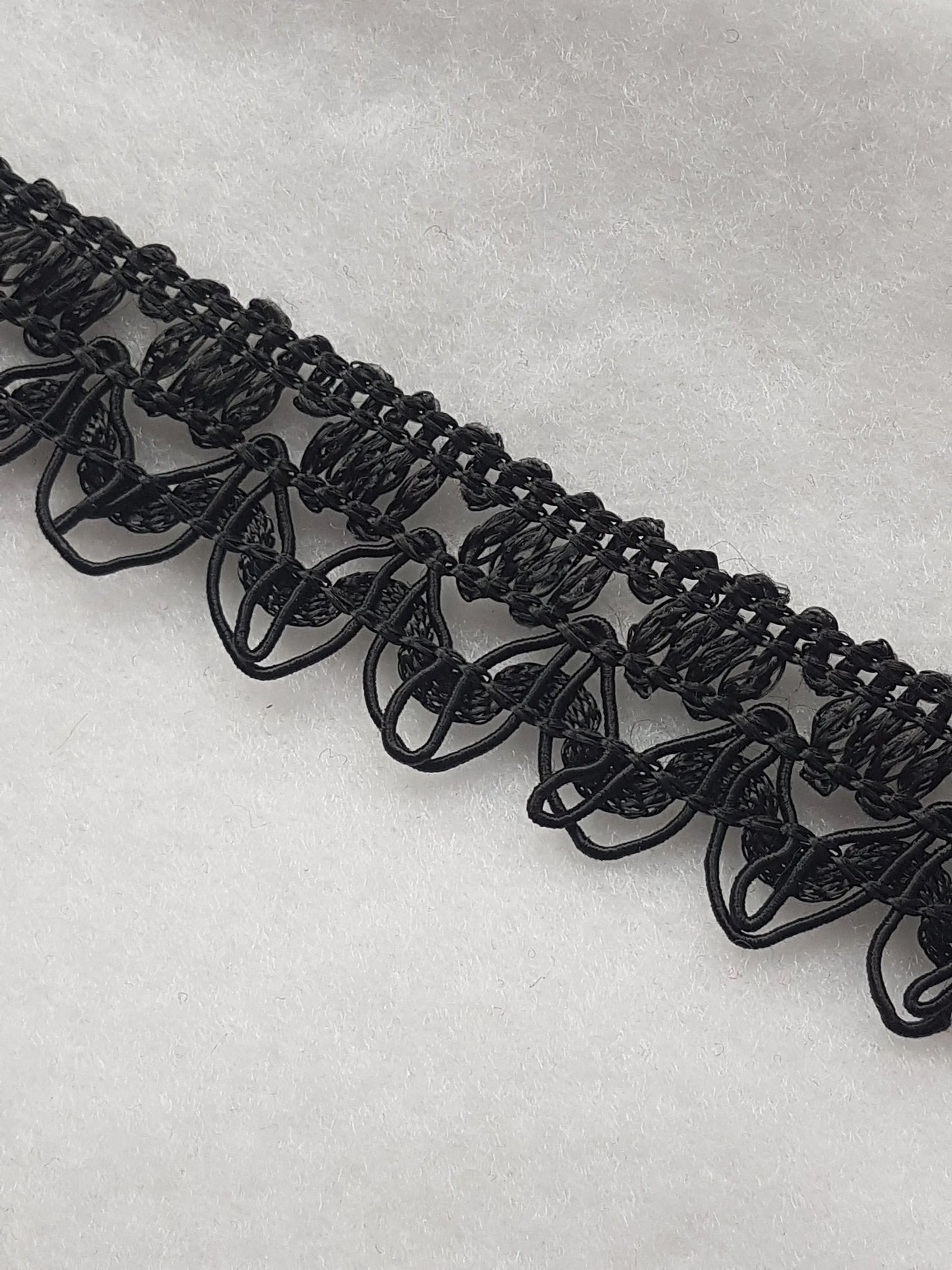 Black Vintage Trim 1.5cm wide