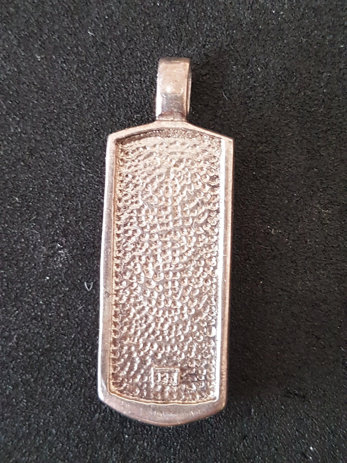 Silver Pale Green Preloved Upcycle Pendant for Jewellery Making