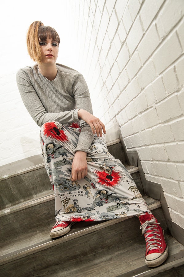 Patterned Maxi Skirt/Over Bust Dress