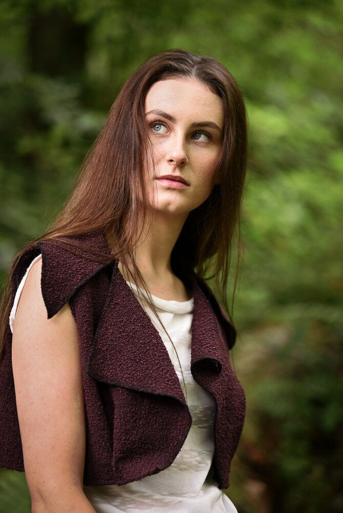 brown bolero jacket