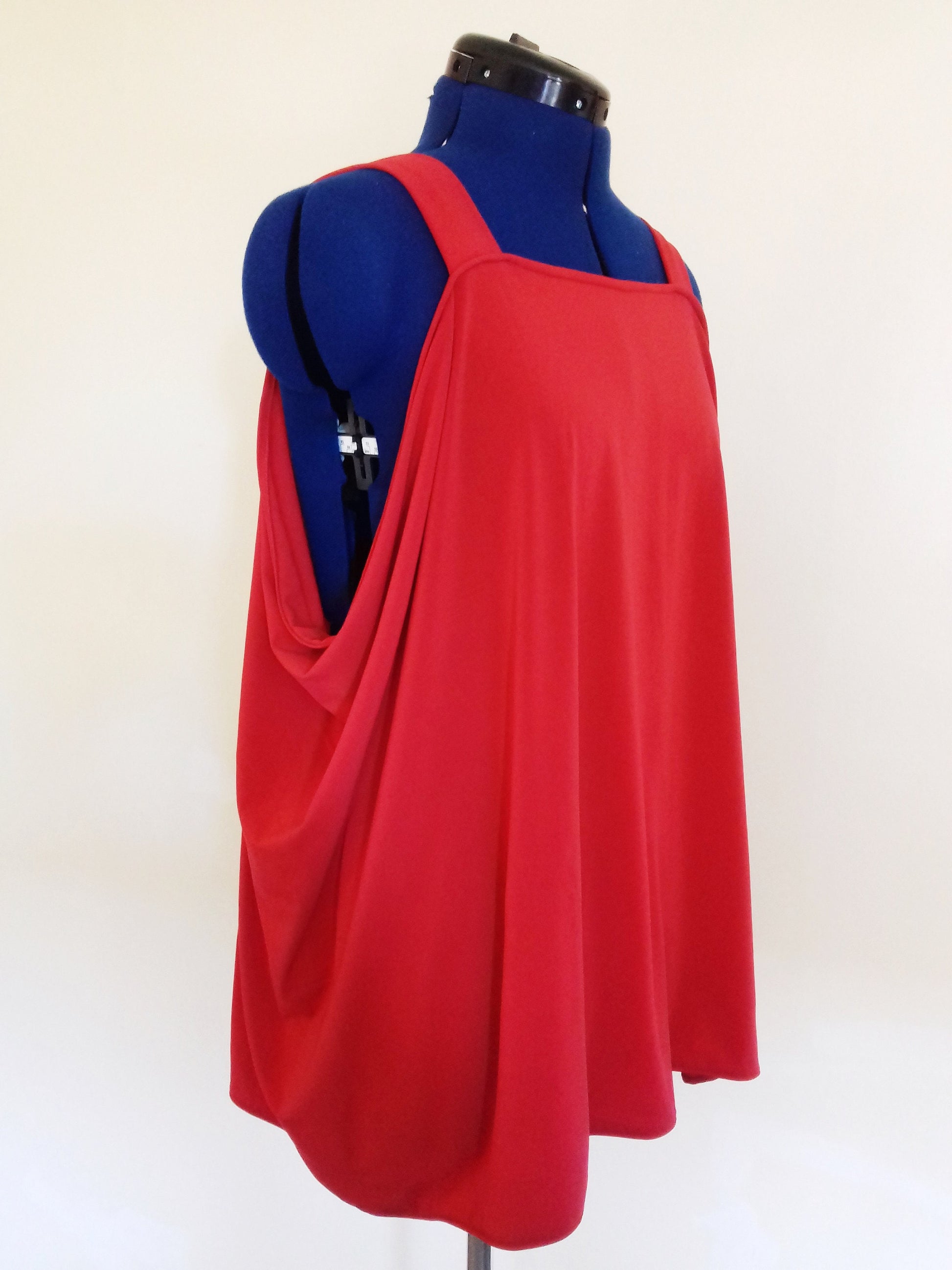 red drape summer top