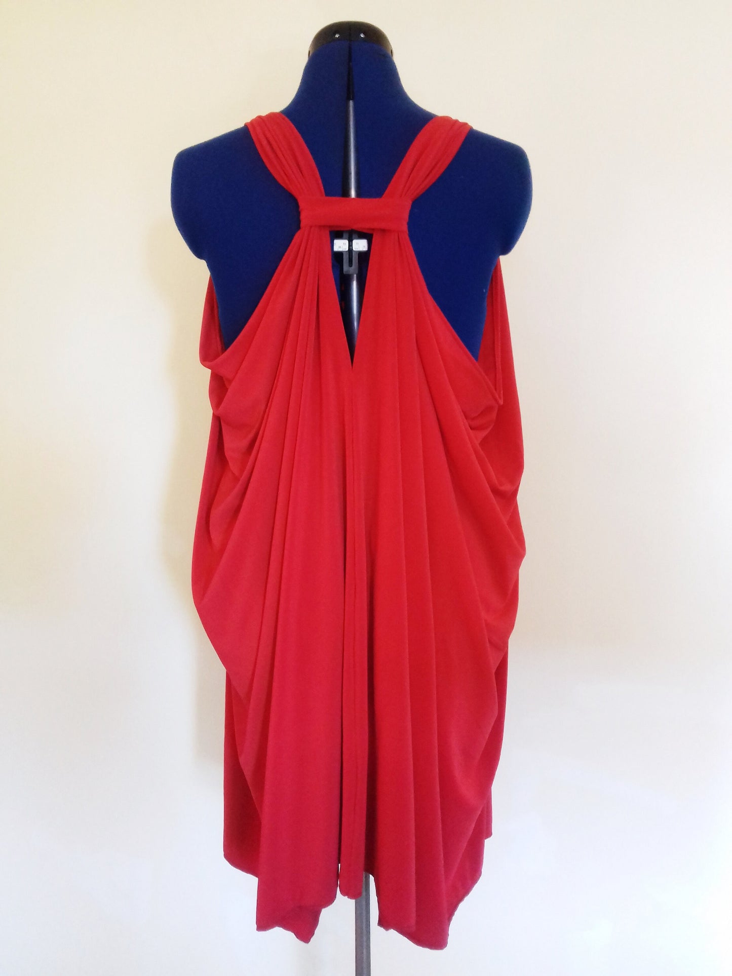 red drape summer top