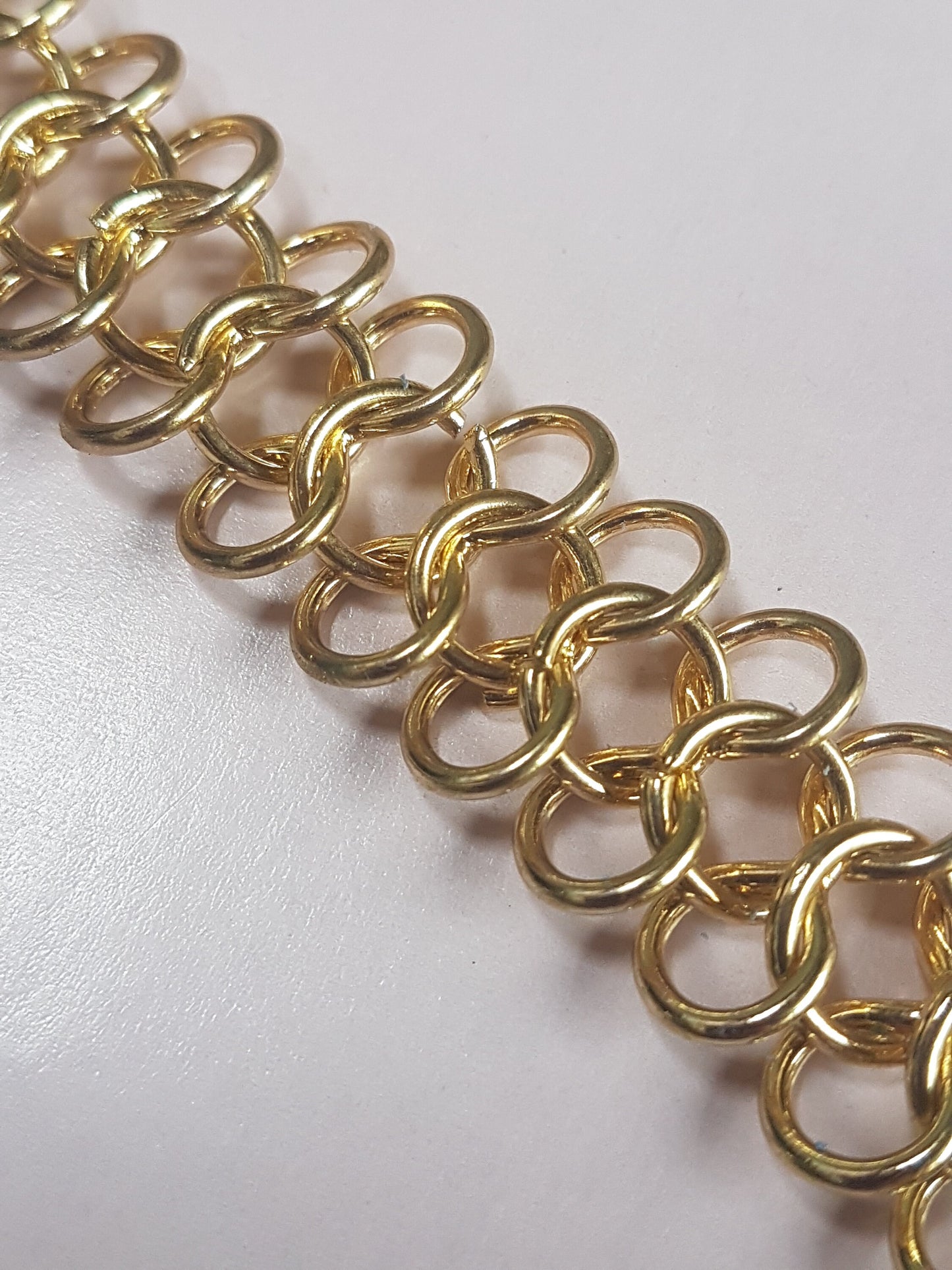 Gold Chain Teddy Bear Bracelet