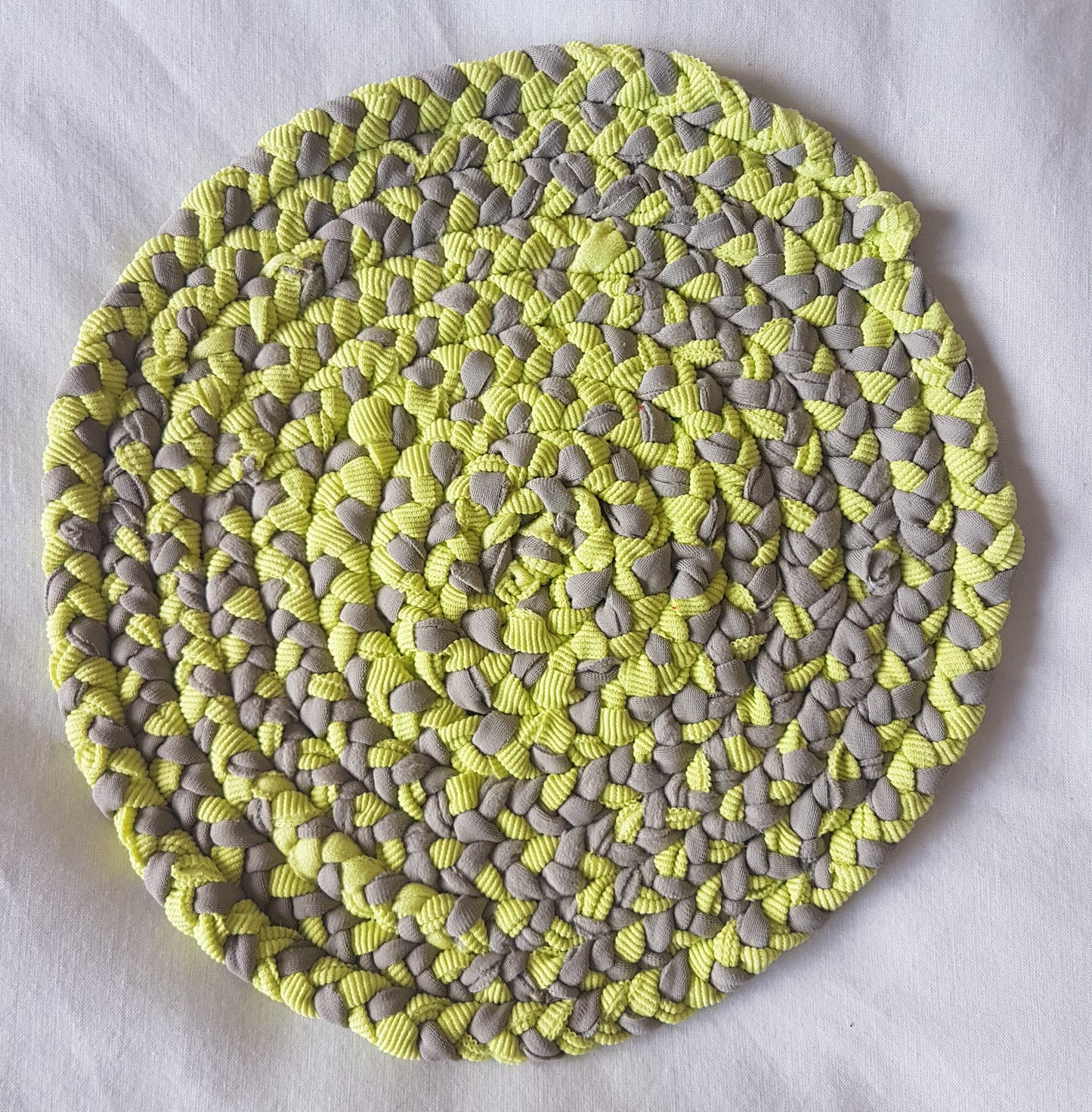 Handmade Braided Fabric Coaster