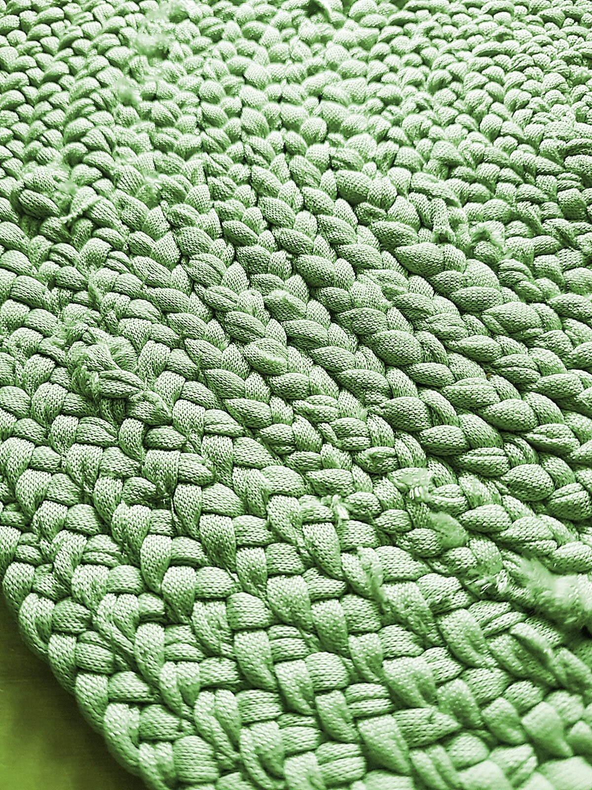 Handmade Braided Coaster Sage Green