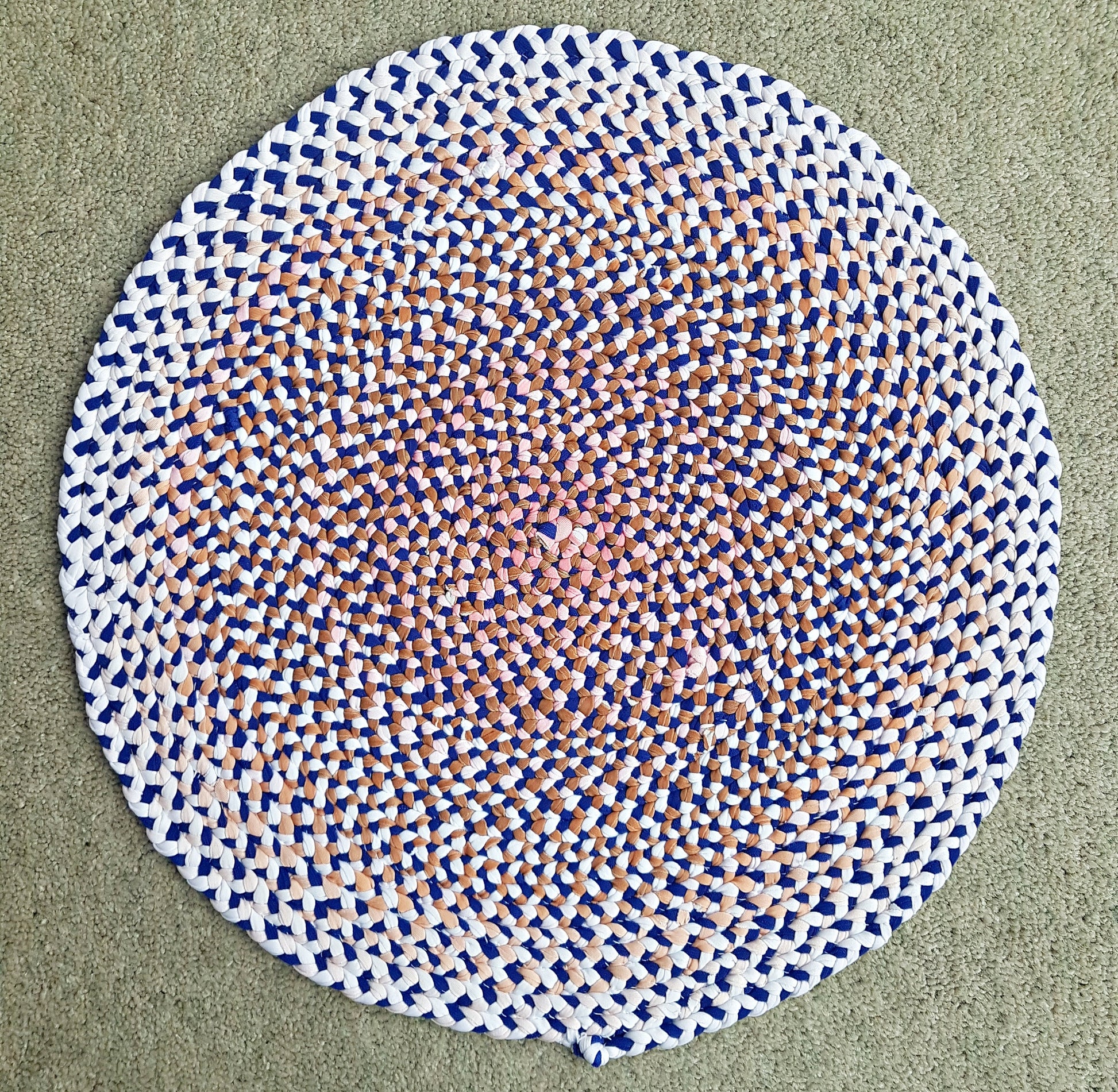 Handmade Braided Fabric Coaster