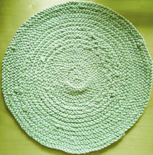 Handmade Braided Fabric Coaster