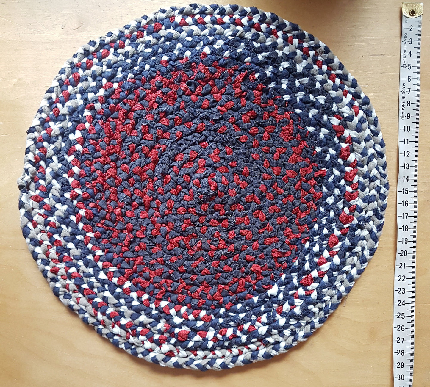 Handmade Braided Fabric Coaster