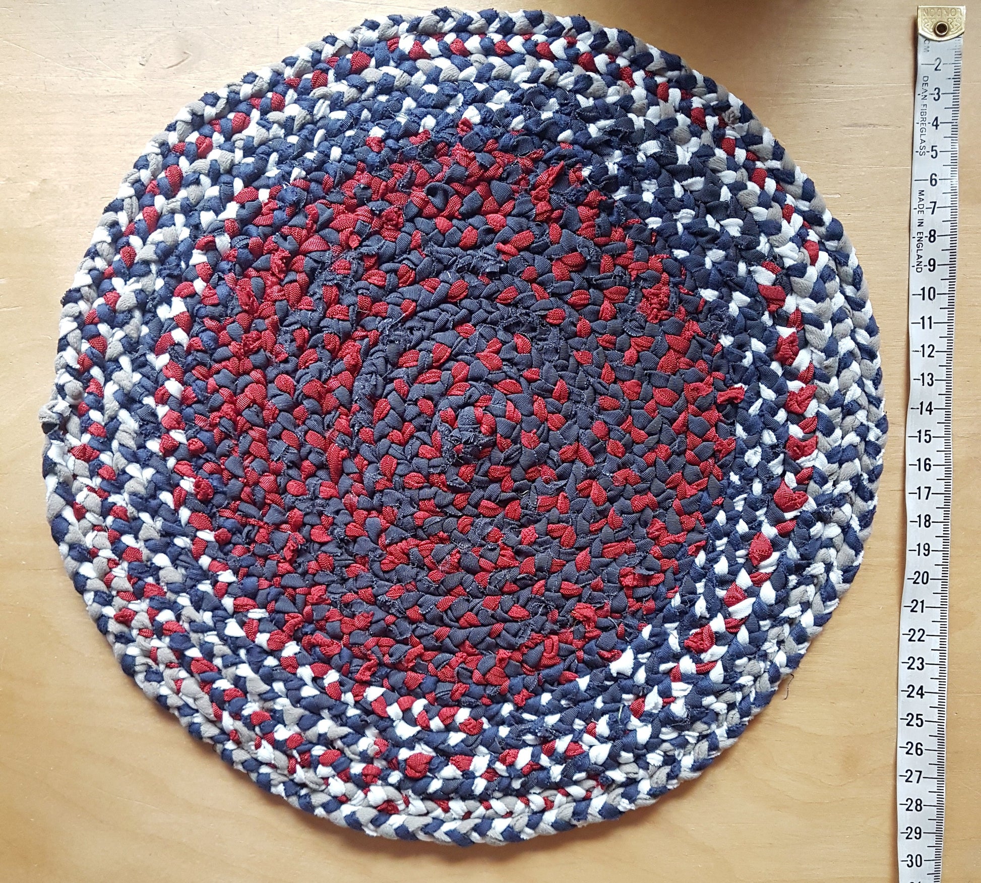 Handmade Braided Fabric Coaster