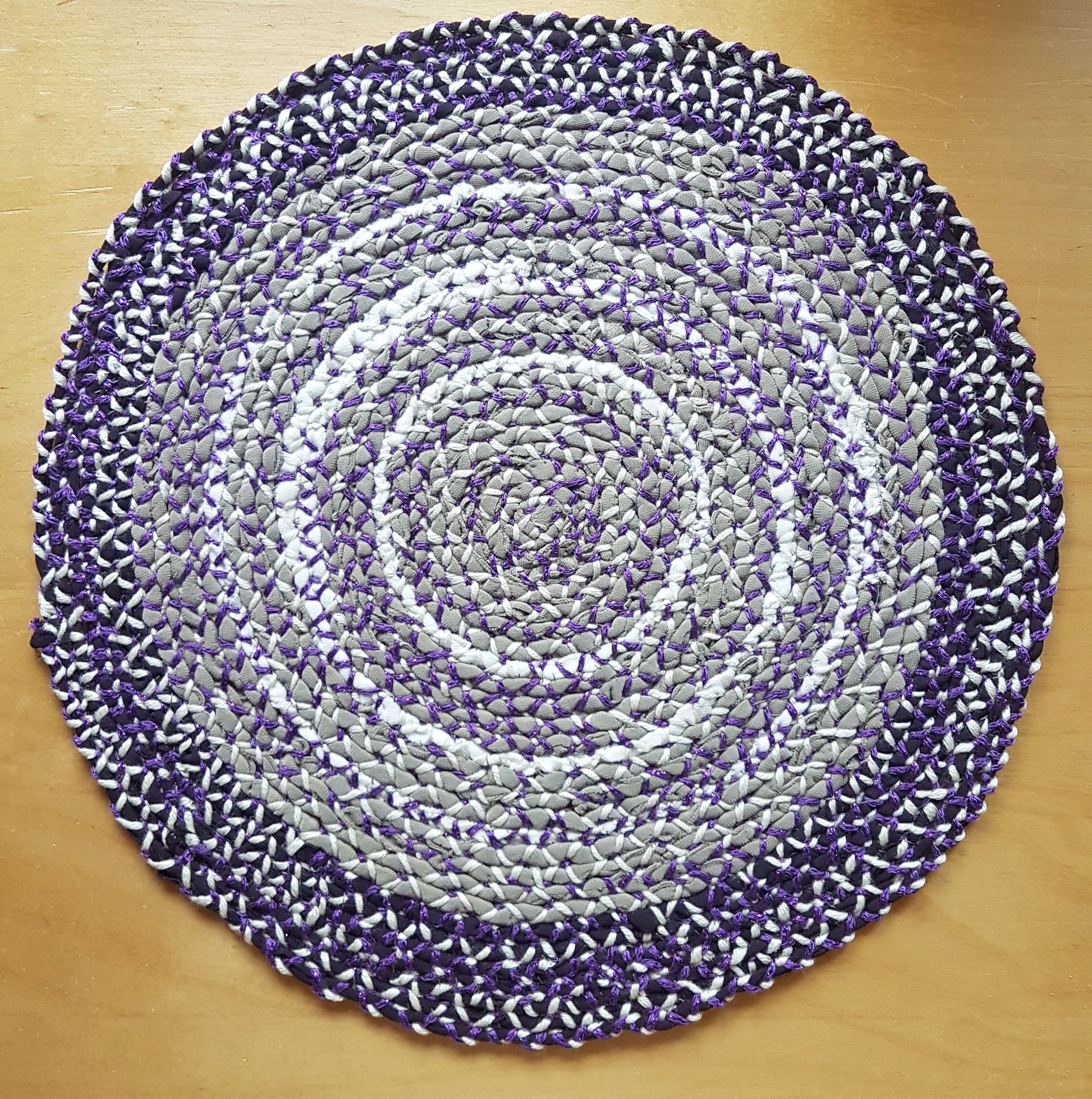 Handmade Braided Fabric Coaster