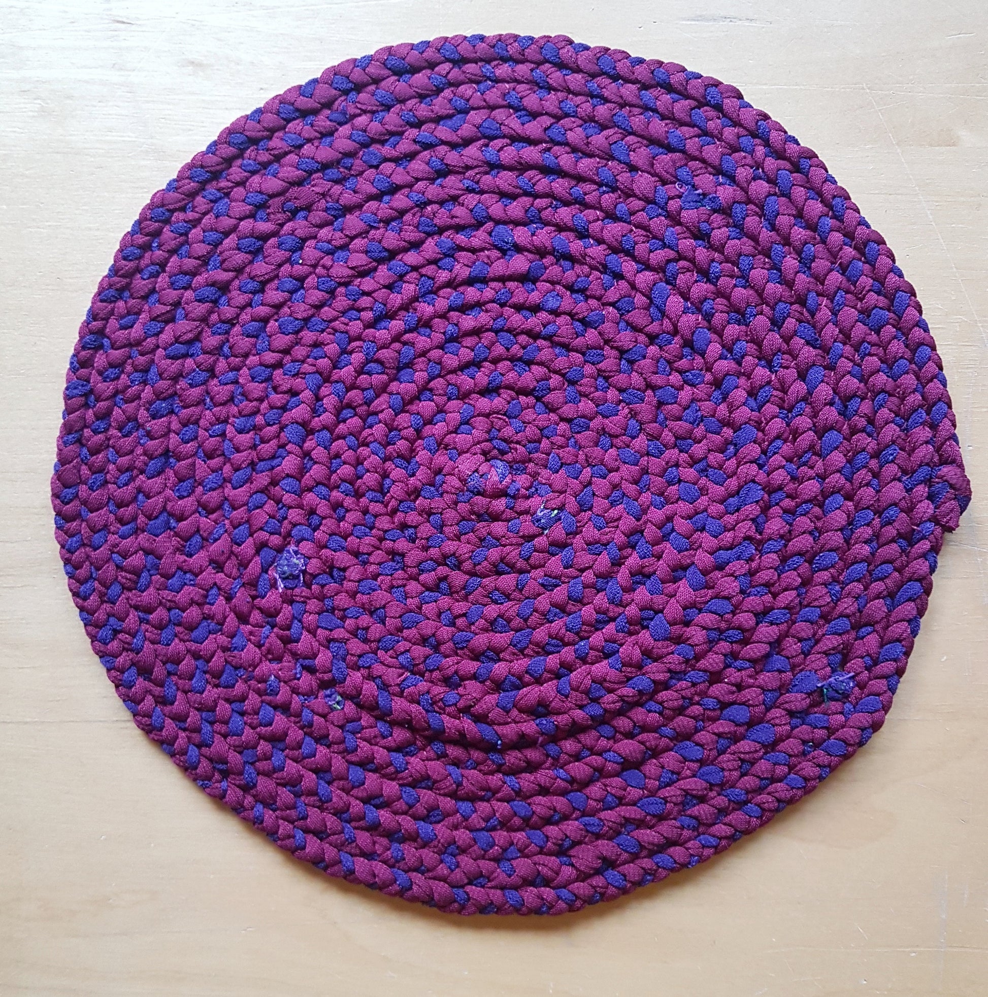 Handmade Braided Fabric Coaster