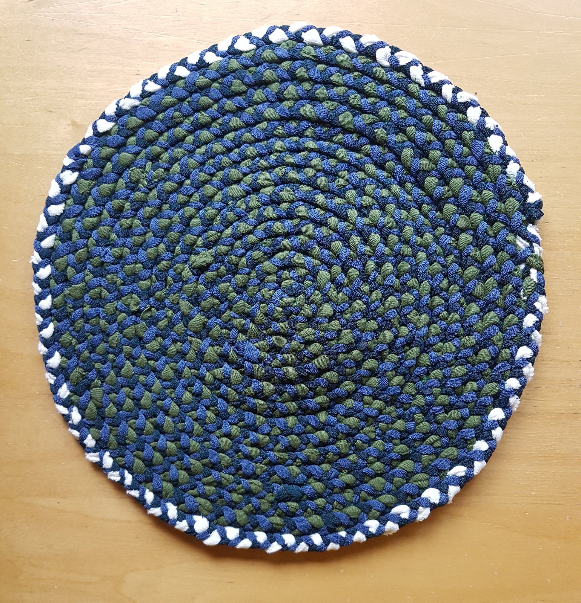 Handmade Braided Fabric Coaster