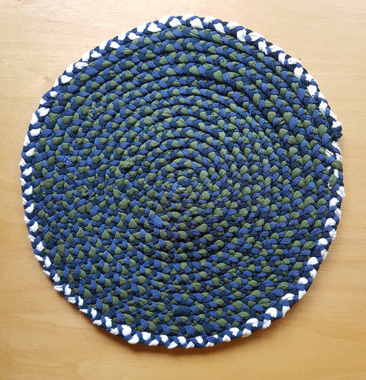 Handmade Braided Fabric Coaster