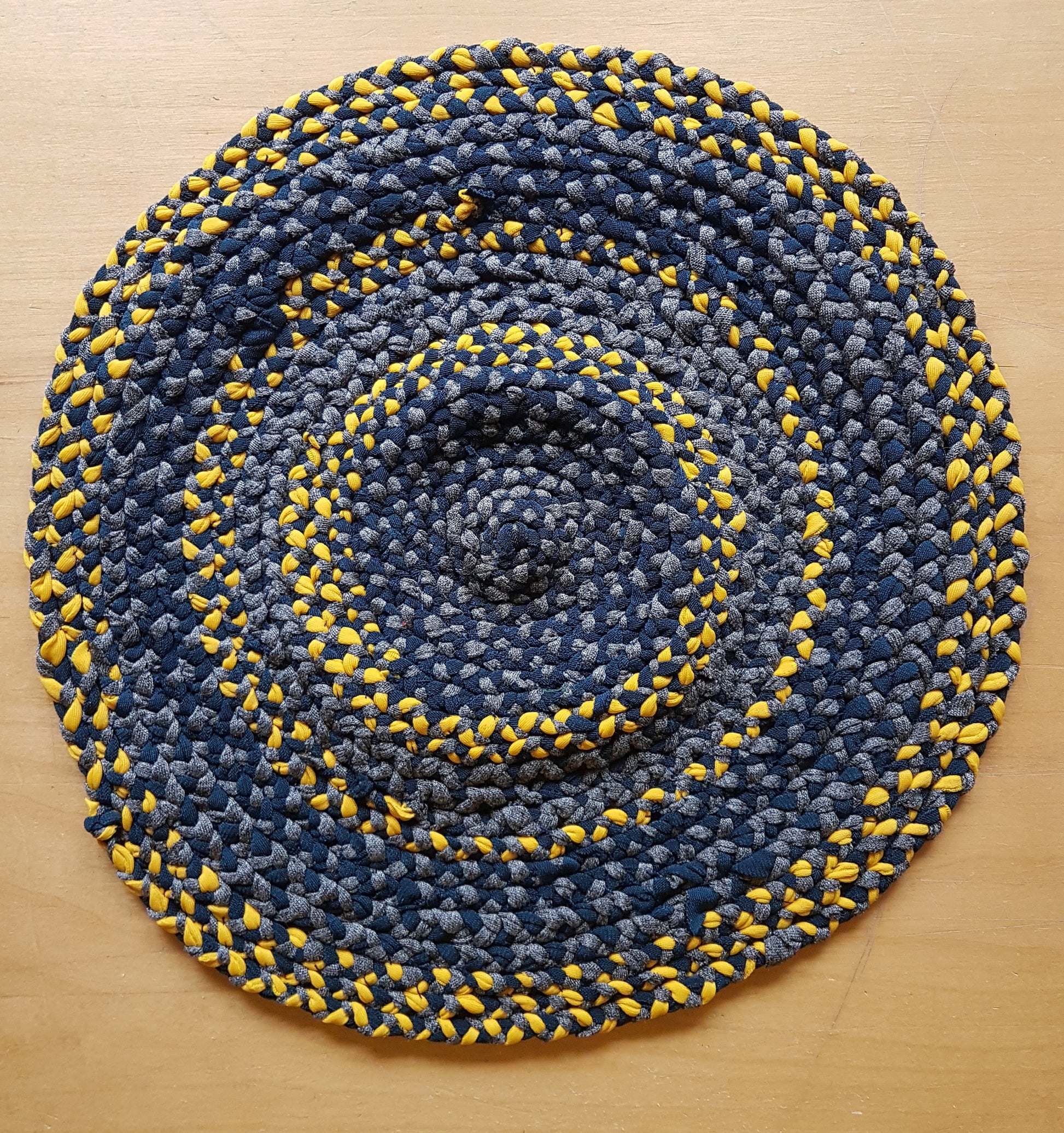 Handmade Braided Fabric Coaster