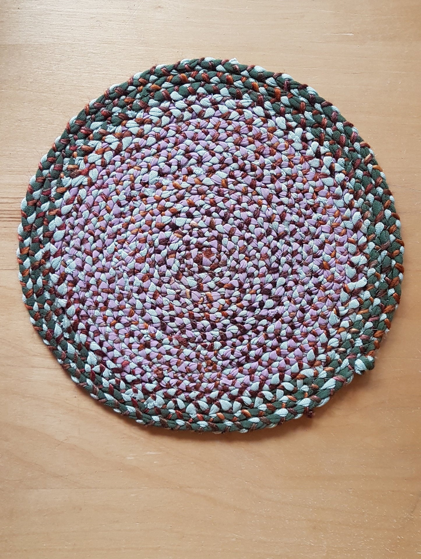 Handmade Braided Fabric Coaster
