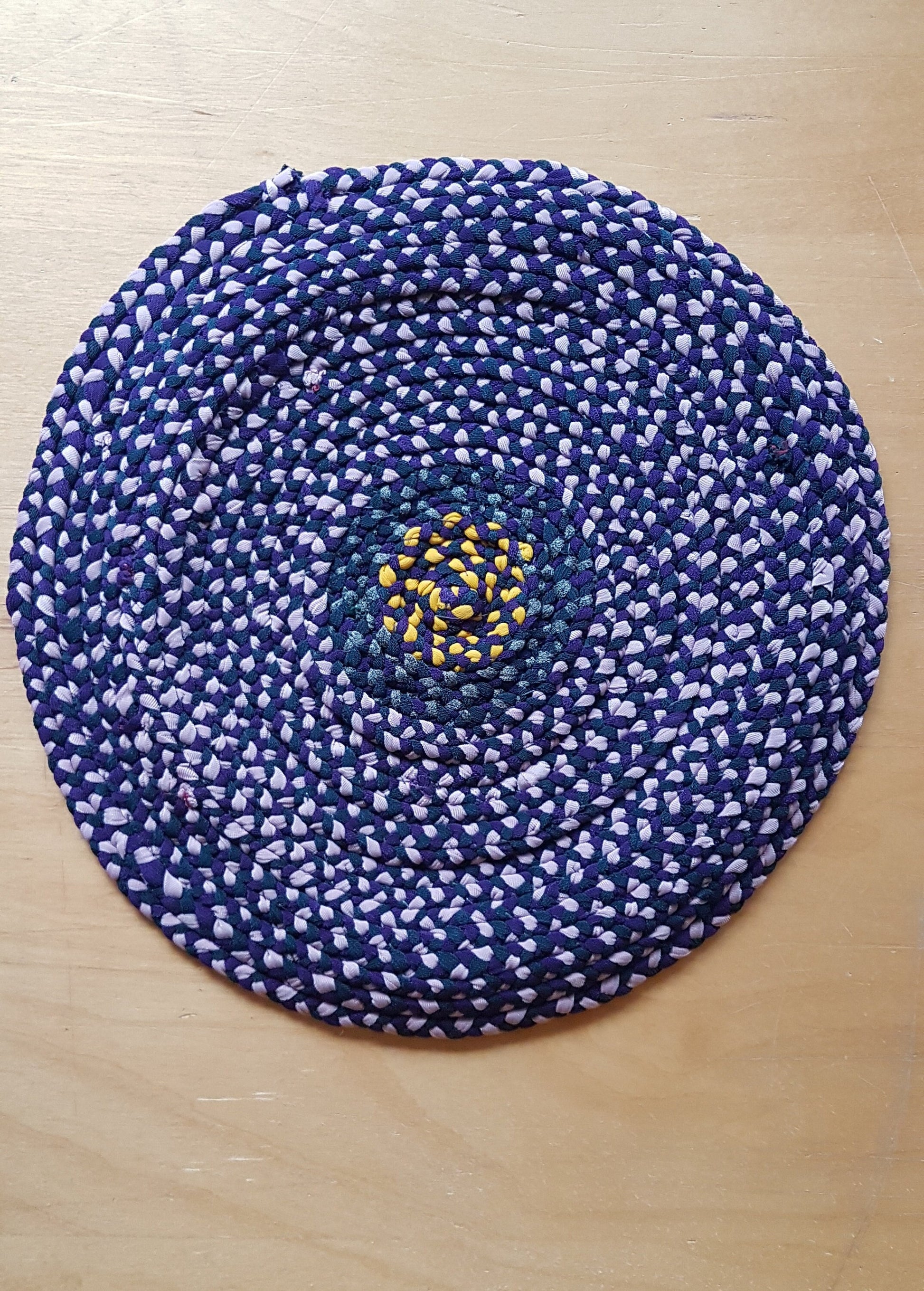 Handmade Braided Fabric Coaster